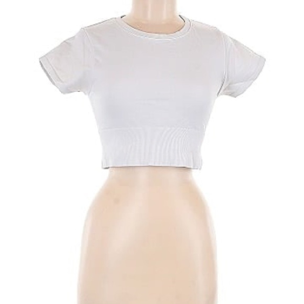Aerie offline white crop top